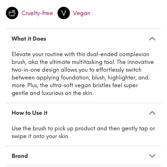 Chica Beauty Dual-Ended Complexion Brush (Retractable) - Picture 5 of 9